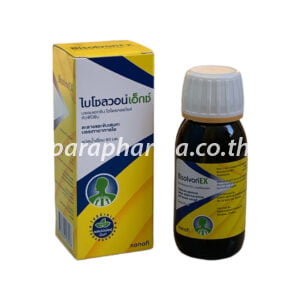 BISOLVON-EX 60 ML (ซื้อBI-EX 60หรือ125ml ครบ6ขวดแถมเสื้อกันฝนเด็ก 1 ชิ้น)