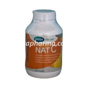 NAT C 1000 MG 150'S  (ซื้อ FISH OIL,NAT C,NAT Bครบ1000บแถมFISH OIL 30's 1 ขวด)