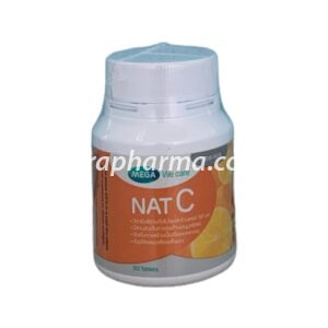 NAT C 1000 MG 30'S  (ซื้อ FISH OIL,NAT C,NAT Bครบ1000บแถมFISH OIL 30's 1 ขวด)